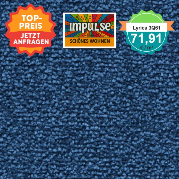 Vorwerk Lyrica 3Q61 blau – Velours Teppich – € 71,91/m² – Produktbild